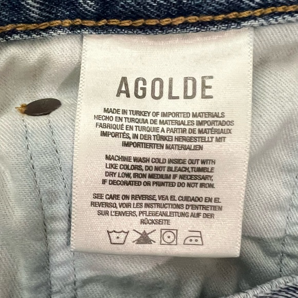 Agolde Riley High Rise Cropped size 30 - Picture 4 of 4